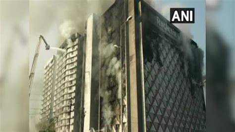 Gujarat Massive Blaze Breaks Out At Seven Storey Textile Market In