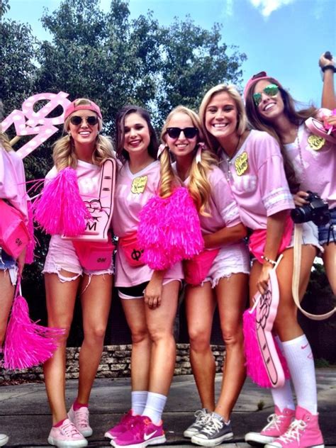 What Are You Wearing On Bid Day Spirit Week Outfits Pink Out