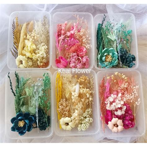 Jual Paket Bunga Preserved Kering Dried Flower Hiasan Dekorasi Mahar