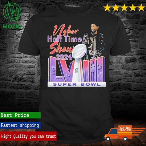 Usher Halftime Show 2024 Super Bowl Shirt, hoodie, sweater, long sleeve ...