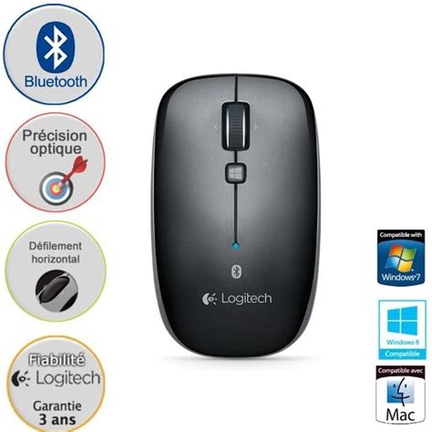 Logitech Souris Sans Fil Bluetooth Optique M557 Prix Pas Cher