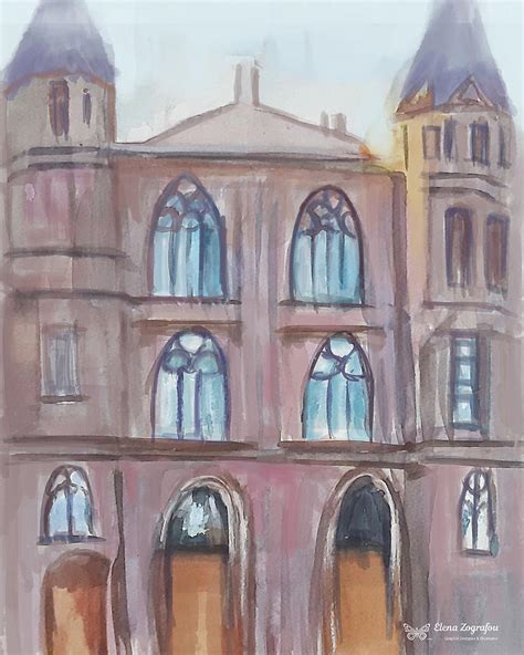 Roman Catholic Church in Amsterdam Painting by Elena Zografou - Fine ...