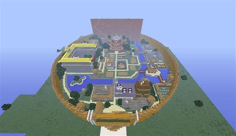 Konohagakure Hidden Leaf Village Minecraft Map