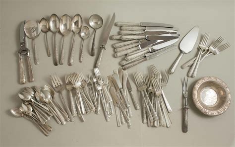 107 Piece Towle Sterling Flatware in Candlelight Pattern | Witherell's Auction House