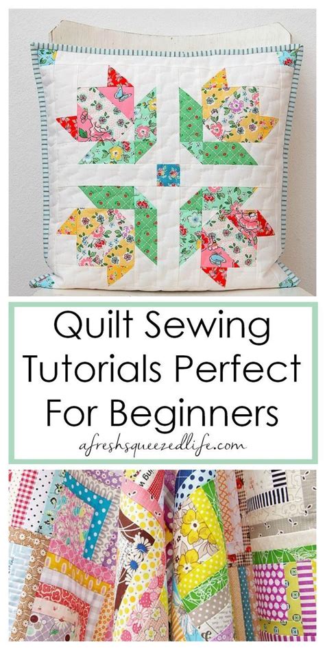 Quilt sewing tutorials beginners – Artofit