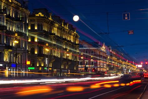 Nevsky Prospekt, St. Petersburg, Russia Stock Photo - Image of city ...