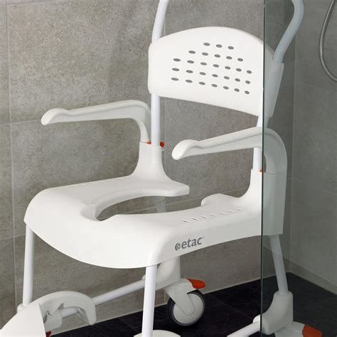 Dusch Toilettenrollstuhl Etac Clean weiß 55cm sicher günstig