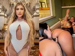 3 São Paulo influencers making lesbian menage after a night out on the net Carioca Porn Free