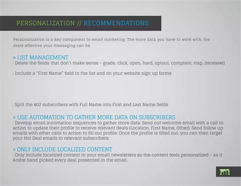 Email Marketing Audit Sample Report | PDF