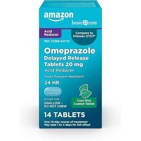 Amazon HealthCareAisle Omeprazole 20 Mg 42 Delayed Release