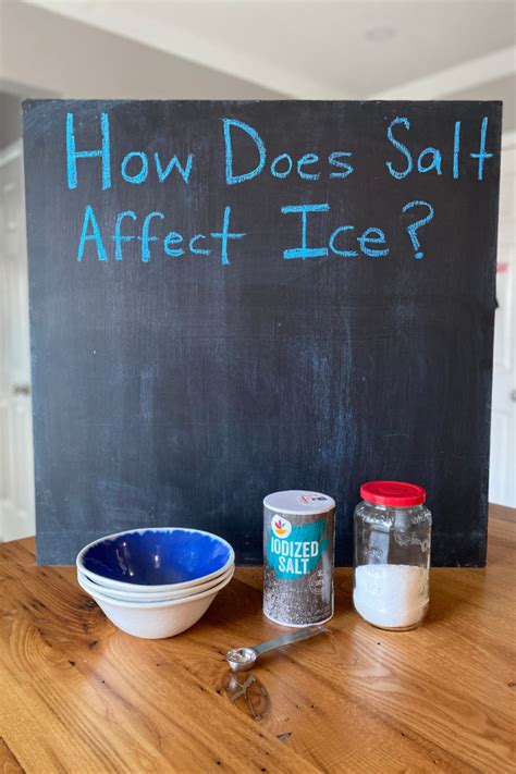 How Does Salt Affect Ice? A Simple Science Experiment – Thoughtfully ...