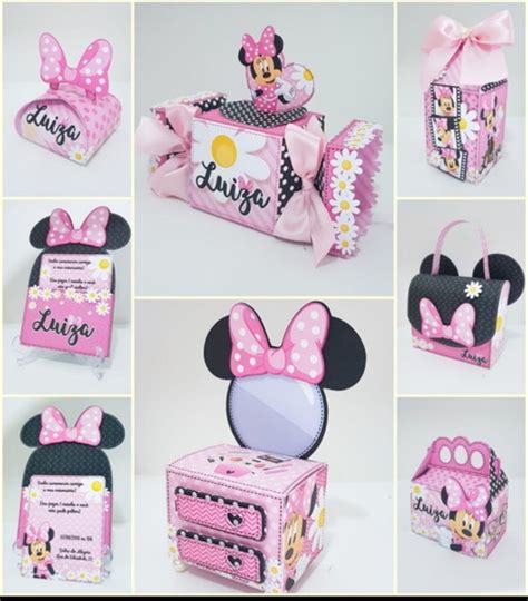 Kit Personalizado MINNIE ROSA Elo7 Produtos Especiais