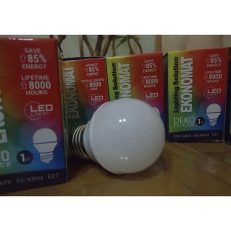 Jual Lampu Led Ekonomat 1w Lampu Tidur Shopee Indonesia