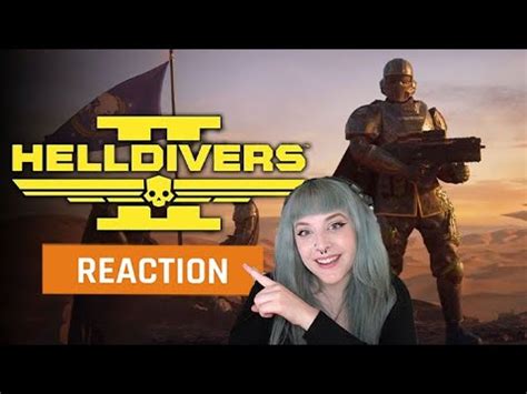 My Reaction To The Hell Divers Reveal Trailer Gamedame Reacts Youtube