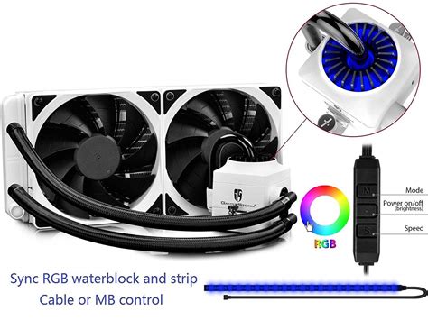 Buy DEEPCOOL CAPTAIN 240EX RGB WHITE AIO Liquid CPU Cooler Sync RGB