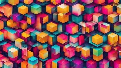 Premium Photo | 1 geometric background colorful wallpaper abstract 4k ...