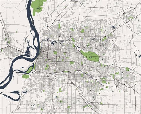 Memphis map Free Stock Vectors