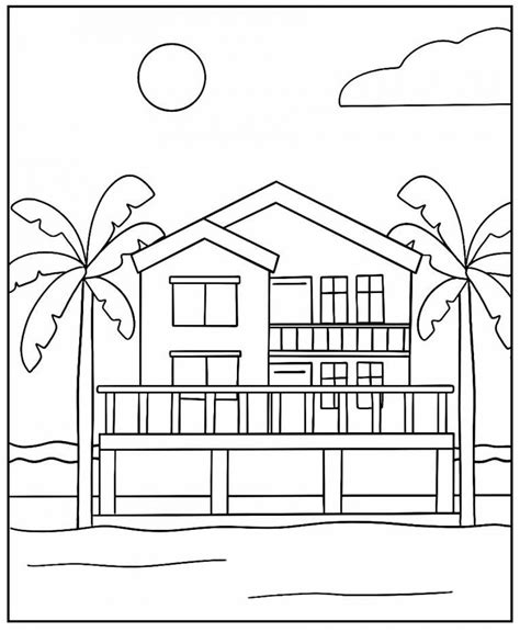 Desenho Para Pintar Casa