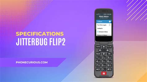 Lively Flip / Jitterbug Flip2 Specifications and Features - PhoneCurious