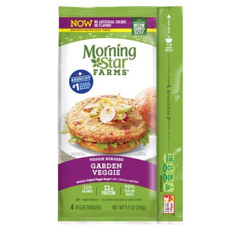 Morningstar Garden Veggie Burger Nutrition Facts | Besto Blog