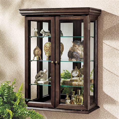 Wall Mounted Cabinet with Glass Doors - Foter