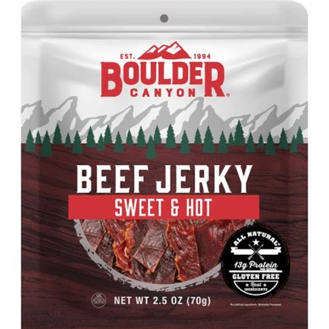 Boulder Canyon Gluten Free Sweet Hot Beef Jerky Oz Kroger