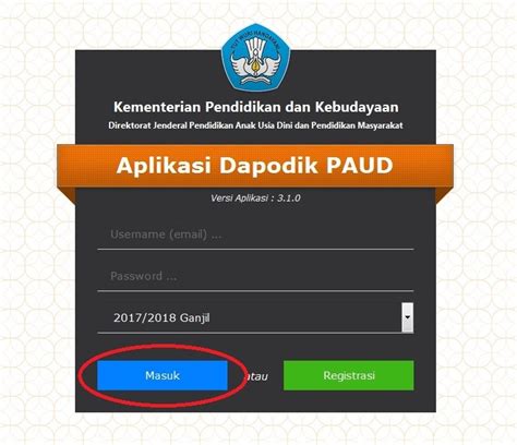 Operator Sekolah Cara Registrasi Dapodik Paud