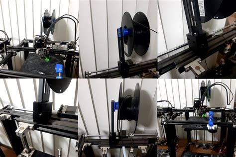 Pivoting Filament Spool Holder For Cube Frame Direct Drive Off