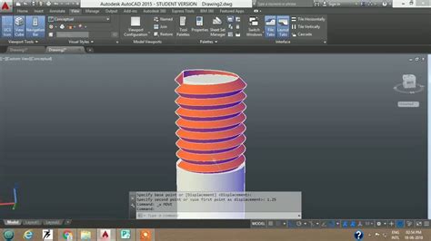 How To Draw Threads In Autocad Hd Youtube