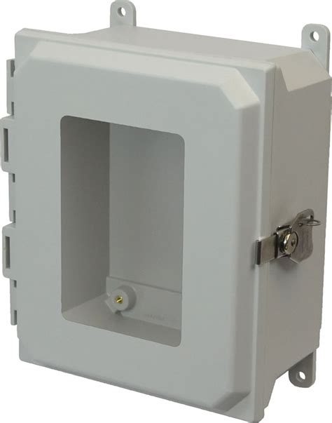 Allied Moulded Amu Tw X X Nema X Fiberglass Enclosure With Twist