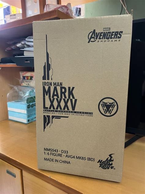 全新啡盒未開 現貨 hottoys hot toys Iron Man Mark 85 BD Battle Damaged Version