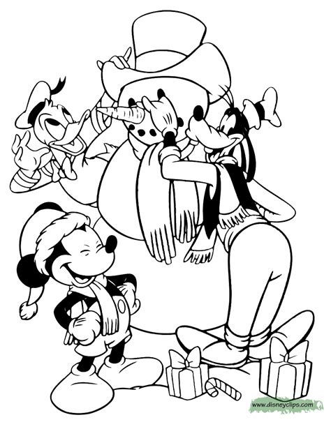 Disney Christmas Coloring Pages 5