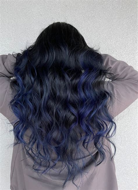 Blue Hair | Blue hair highlights, Hair styles, Blue ombre hair