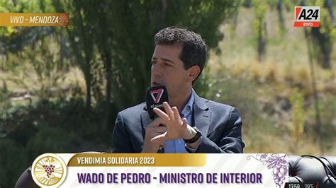 En La Fiesta De La Vendimia Eduardo Wado De Pedro Destacó El Potencial