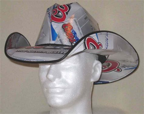 Cowboy Hat Made From Recycled Coors Light Beer Boxes Light Beer Coors