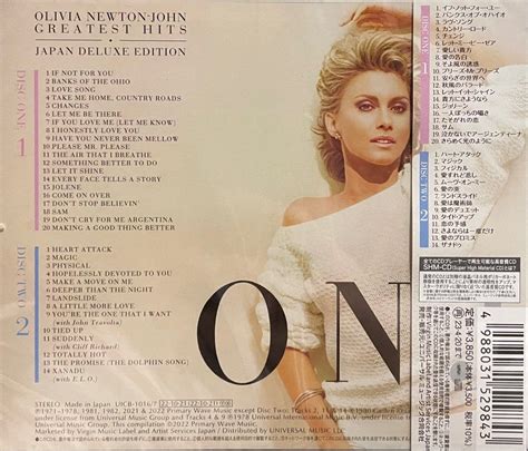 Olivia Newton John Greatest Hits Disc Japan Deluxe Edition