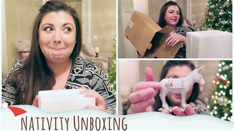 Nativity Scene Unboxing Vlogmas Day 10 Youtube