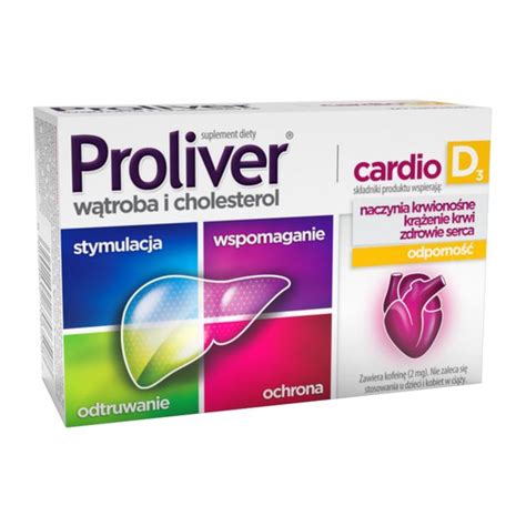 Proliver Cardio D3 30 Tabletek Cena Apteka Internetowa Gemini