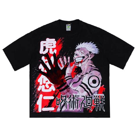 Kaos Jujutsu Kaisen Ryomen Sukuna Kaos Anime Kaos Manga Kaos Kartun Kaos Big Size T Shirt Jumbo