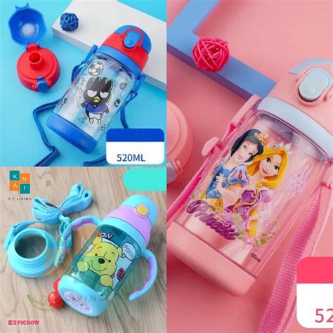 Jual Botol Minum Anak Original Disney Mickey Minnie Car Frozen Quick