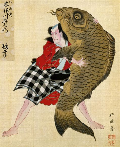 Big Fish Painting By Asian Art Fine Art America