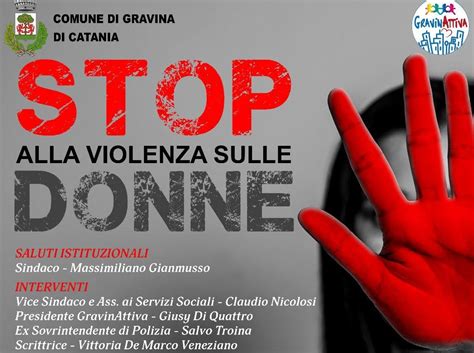 Gravina Sabato Novembre Tavola Rotonda Contro La Violenza Sulle