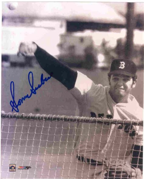 AUTOGRAPHED SIGNED Photo SONNY SIEBERT Boston Red Sox Main Line