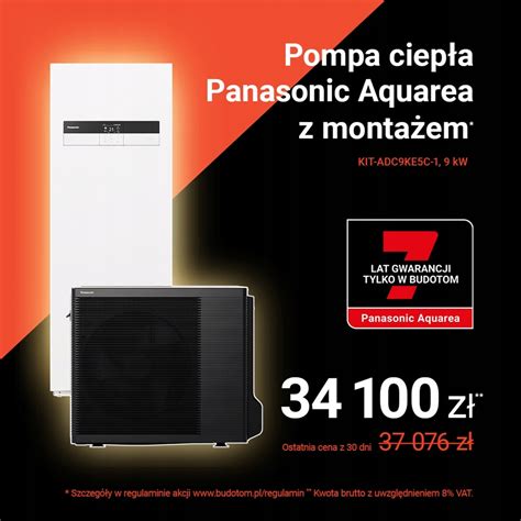 Pompa Ciep A Z Monta Em Panasonic Aquarea Kw Gen K Lat Gwarancji