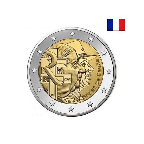 France 2 Euro 2020 Charles De Gaulle UNC