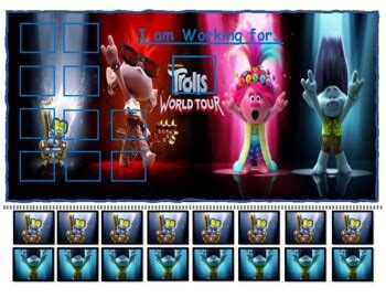 Trolls Token Board By Karina Alcocer Teachers Pay Teachers