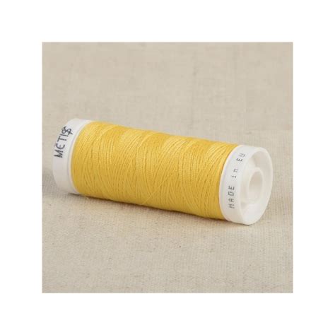 Bobine fil polyester 200m Oeko Tex fabriqué en Europe jaune tournesol