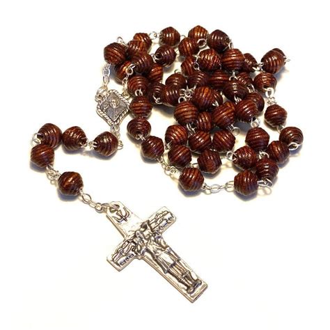 Dedicated To Pope Francis - Wooden Rosary Blessed by Pope – Catholically