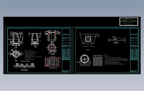 砖砌圆形雨污水检查井图autocad模型图纸下载 懒石网