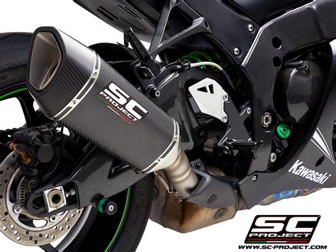 Pot D Chappement Homologu Sc Project Sc R En Carbone Pour Kawasaki